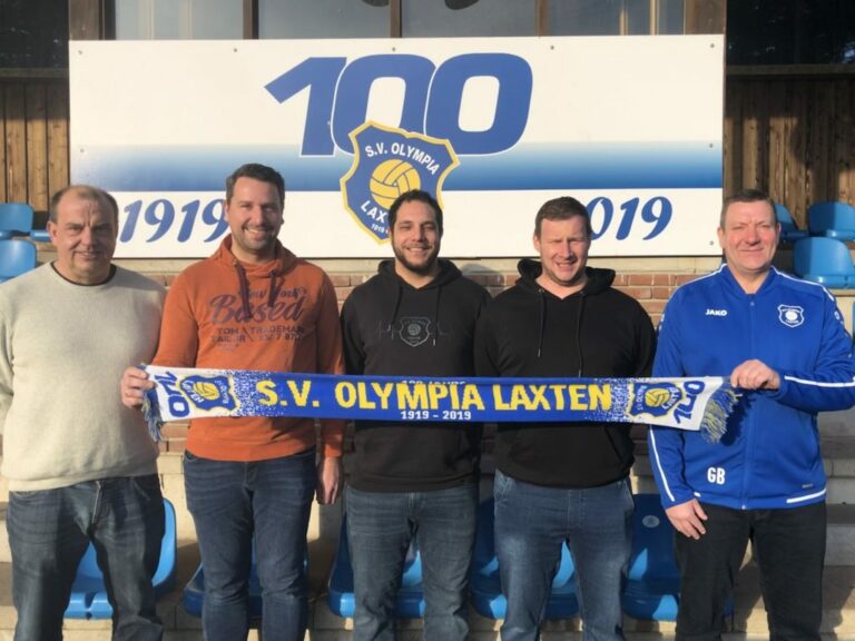 v.l.: Betreuer Claus Lubenow, TW-Trainer Nils Krieger, Co-Trainer Marcel Hijazi, Cheftrainer Michael Zimdars, Teammanager Guido Berndsen